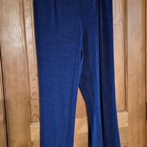 Chico's Travelers No-Tummy Pants 3P (XL/16 petite), Azores  Blue (teal), NWT